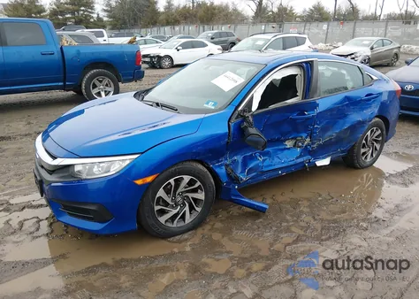 2018 Honda Civic Ex z USA, uszkodzony, nr VIN 2HGFC2F74JH561639